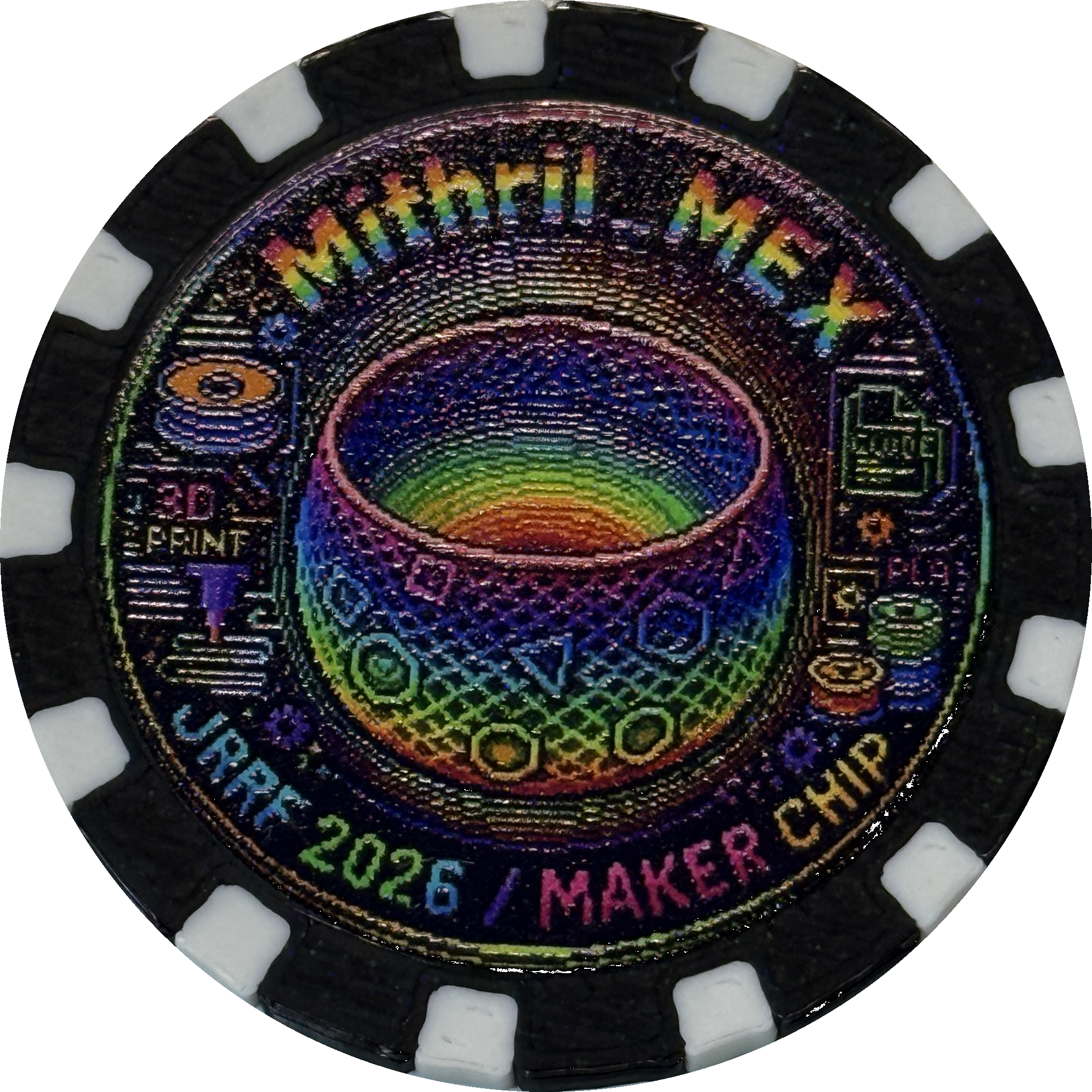 UV Pixel-art Chip